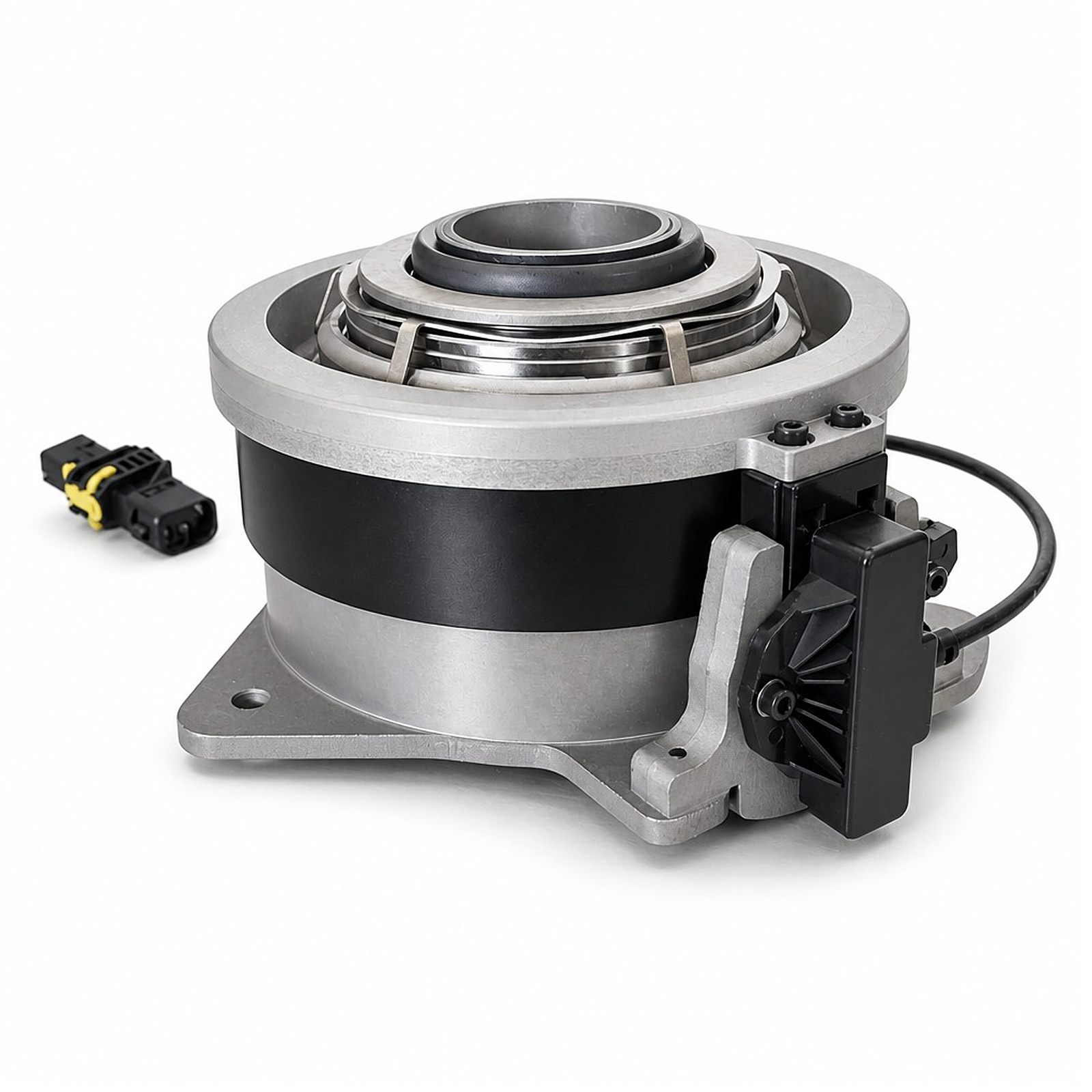 Hydraulic clutch release bearing - cable and plug detail